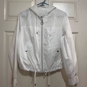Rain Jacket Hollister size S NWT white